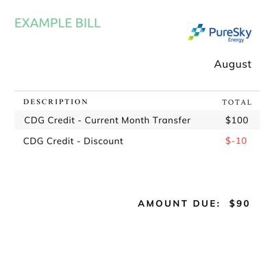 PureSky Energy Example Bill-2