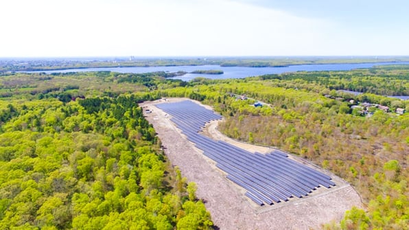 Bass River Solar Farm Aerial View