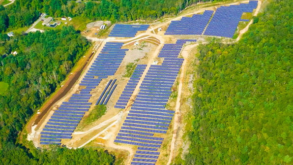 Dudley Solar Aerial View