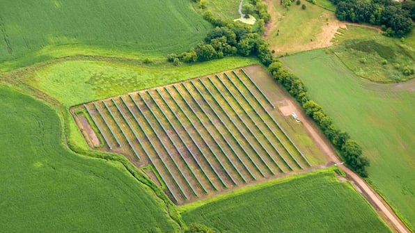 Veseli Solar I Aerial View