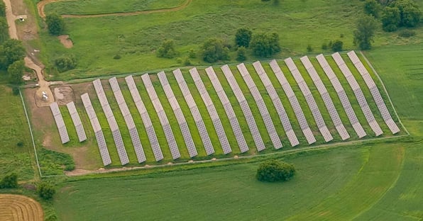 Zumbro Solar Aerial View