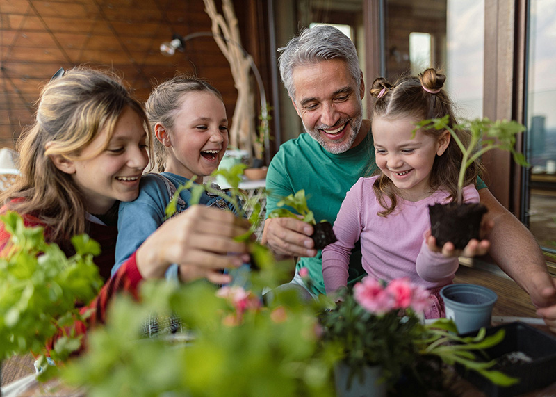 Family Planting Together