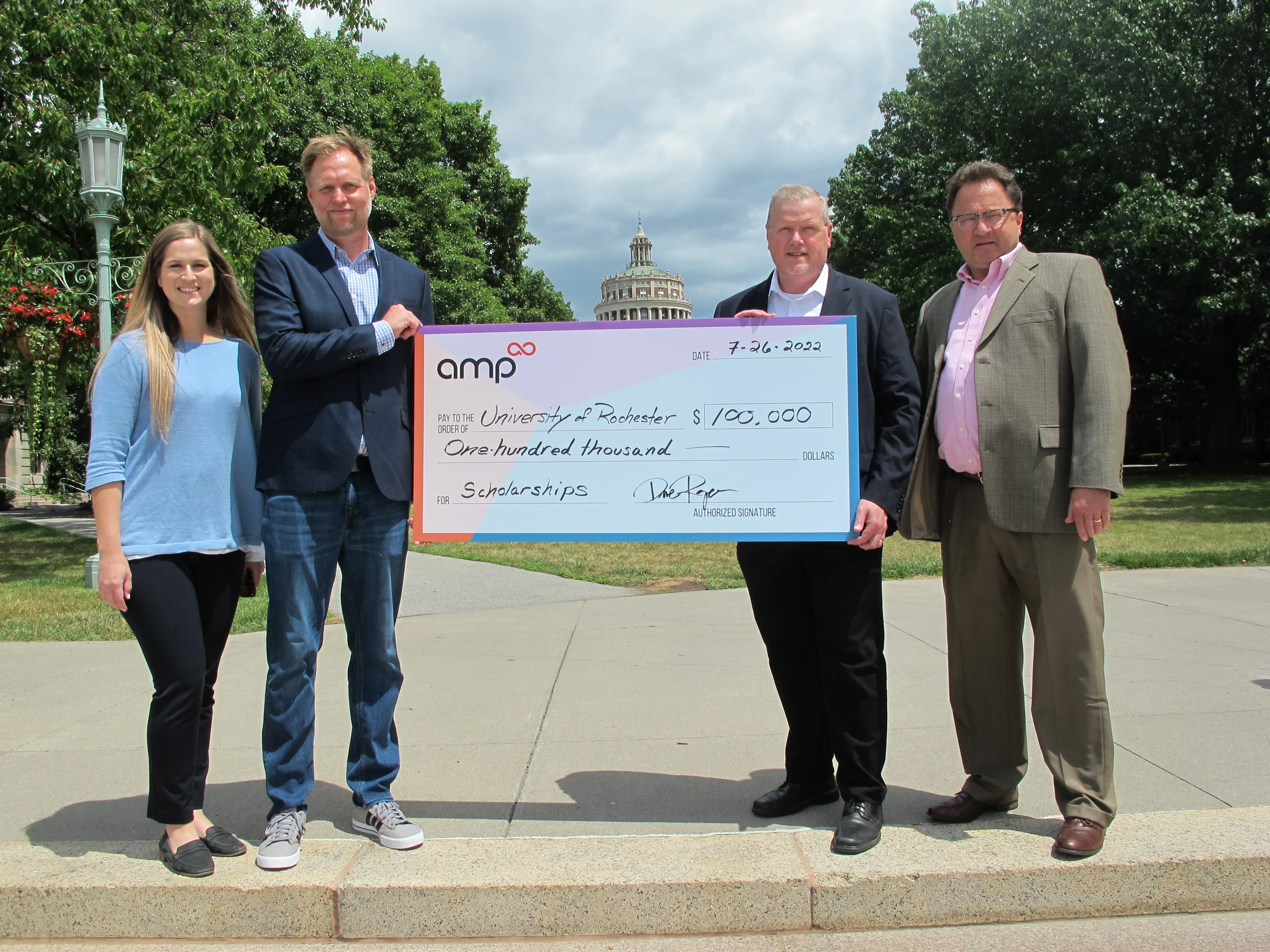 Amp Energy Provides $100,000 Endowed Scholarship for the University of Rochester