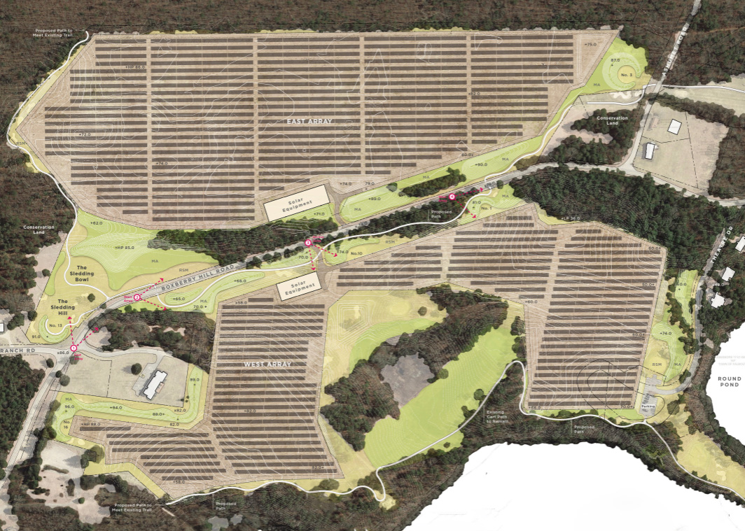 East and West Array - Cape Cod Country Club Solar