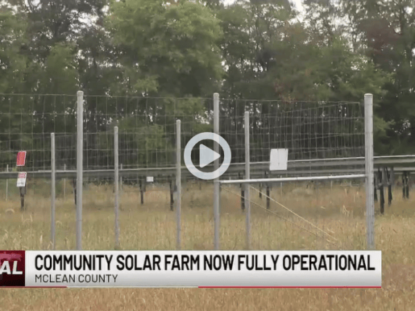 First-ever Community Solar Farm in McLean County, Illinois